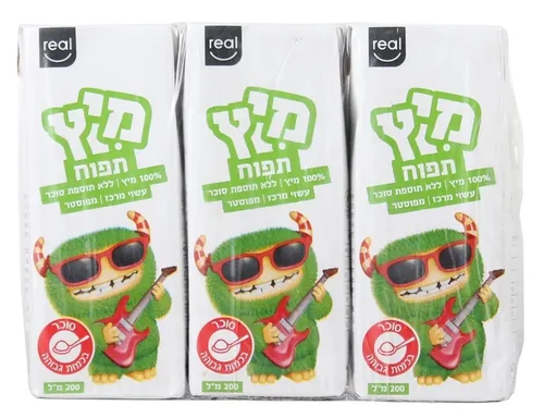 מיץ תפוח טבעי לילדים