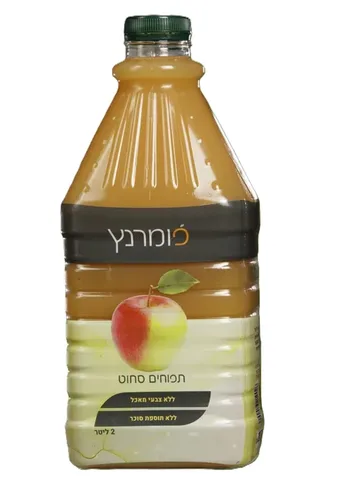 תפוח סחוט טבעי 2 ליטר